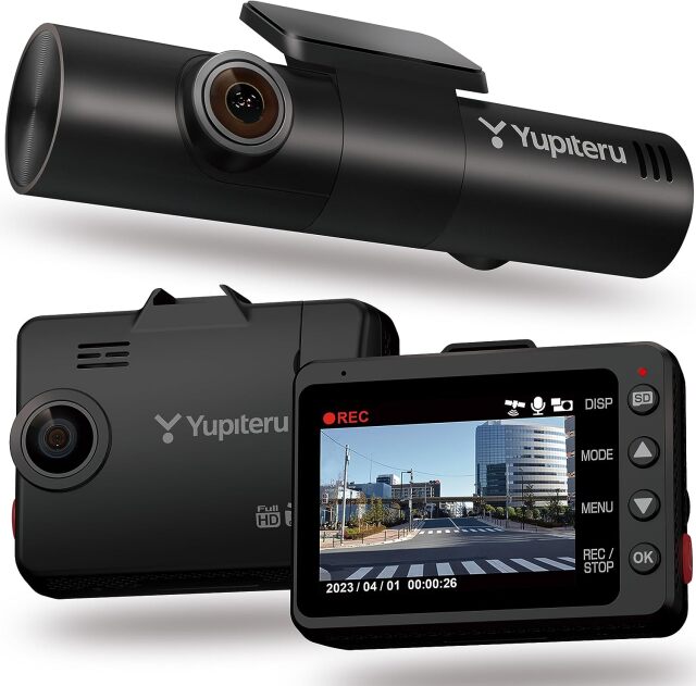 前後に取り付けするドライブレコーダーの写真