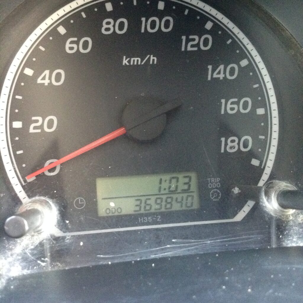 369,840km走行で不調