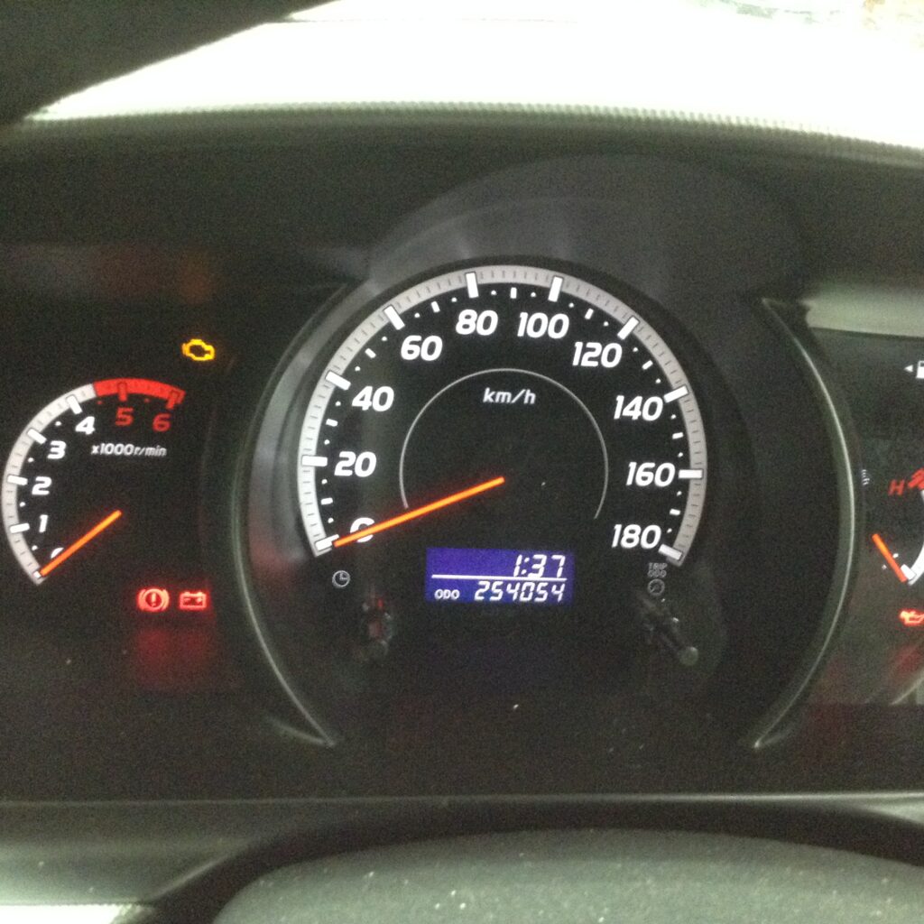 254,054km走行で不調